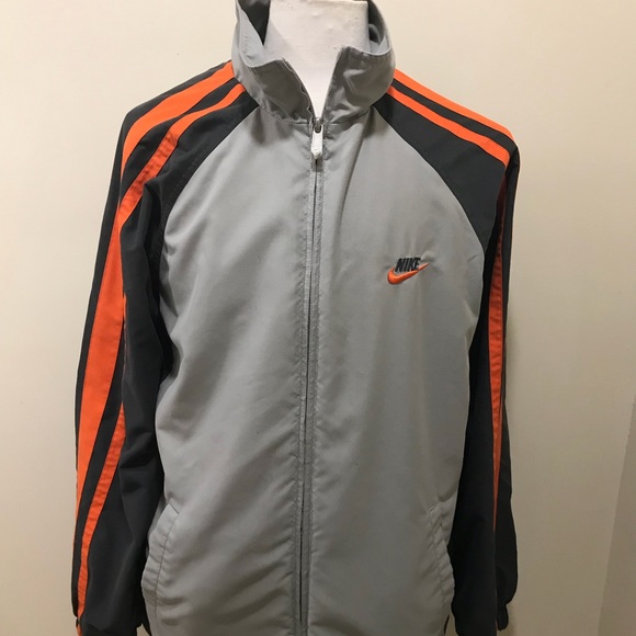 nike striped jacket